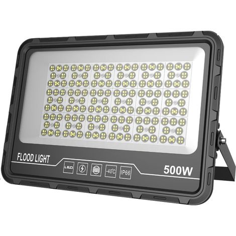 Projecteurs LED d'extérieur, Réflecteur Led 200W 300W, Projecteur Étanche, Lampe De Construction Puissante 600W, Projecteur De Rue, Projecteur Carré De Stade De Ferme pour cour, parking, patio, aire d (1/5)