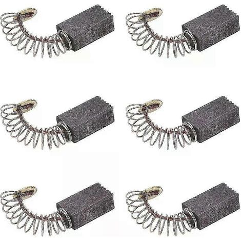 Kit de 6 balais de charbon de rechange pour perceuses électriques 5 x 8 x 12 mm (1/5)