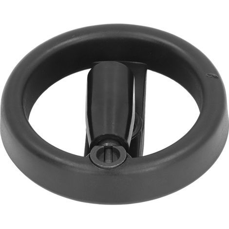 Volante de torno de 2 radios con mango giratorio plegable, volante para torno y fresadora de 12x100 mm. (1/5)