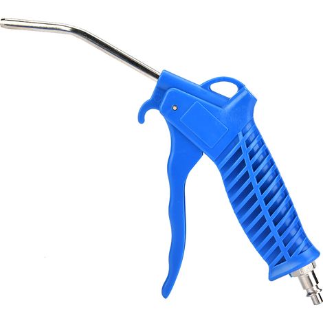 Pistolet à air comprimé Bleu avec flexible PU, kit de soufflage pneumatique pour connecteur UE (1/5)