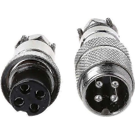Gx16 Verschraubbarer Luftfahrt-Stecker, männlich/weiblich, 2/3/4/5/6/7/8-polig-4P