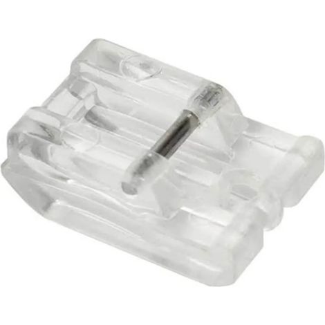 Pied presseur en plastique pour machine à coudre électrique domestique, pied à fermeture à glissière invisible de rechange. (1/5)