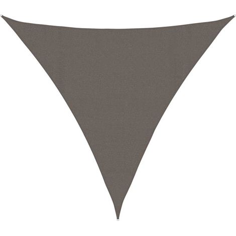 Vela Parasole Telo Ombra Parasole a Vela 160 g/m² Antracite 4x4x4 m in HDPE (1/4)