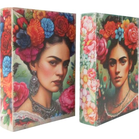 Libreria da 2 unità decorativa in stile vintage per la casa e l'ufficio