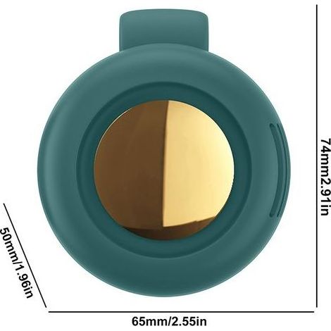 USB-wiederaufladbarer Nackenventilator, tragbarer Ventilator mit Clip, Mini-Tischventilator für Nacken und Taille, verstellbarer Kühlventilator (1/4)