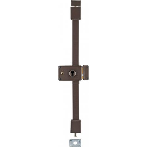 Serratura orizzontale Horga THIRARD - 3 punti - CP à Fouillot - Destra - Marrone - 140x88 mm - 047316 (1/2)
