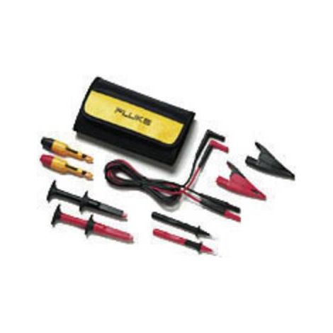 Fluke TLK281-1 Set de cordons de mesure de sécurité Banane mâle 4 mm Banane mâle 4 mm 1.50 m noir, rouge 1 pc(s) Q75707 (1/2)