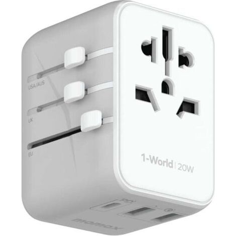 Adaptateur de Voyage Universel Adaptateur Prise Universelle PD 20W avec Adaptateur Universel France vers USA UK Allemagne Australie Chine Japon