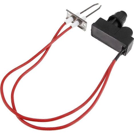 Un allumeur avec fil de bougie haute résistance, longueur de fil de 450 mm, chaque allumeur produit deux étincelles, convient aux accessoires de barbecue/chauffage/chauffe-eau. (1/5)
