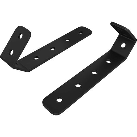 Hooks 2 pcs Black M5 x 110 mm Iron vidaXL