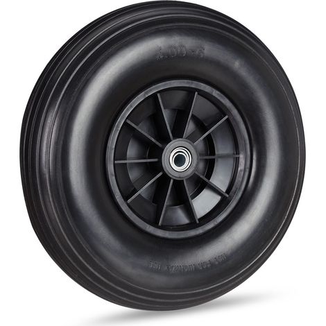 Rueda para carretilla de goma maciza 4.00-6