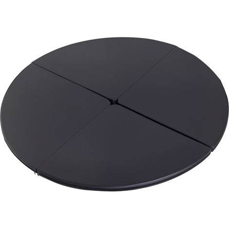 Tapis de pole cm épaisseur 5 cm revêtement plastique noir dance pliable pole dance mat Ø 150 (1/5)