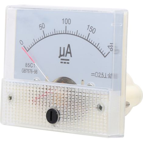 Ampèremètre analogique de haute précision 85C1 DC 0200 µA à aiguille (1/5)