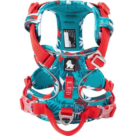 Harnais pour chien réglable et confortable avec poignée de contrôle, respirant et réfléchissant, idéal pour promenades en toute sécurité