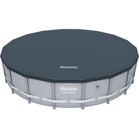 Top copertura piscina con telaio bestway 58249 dia cm 488 - Salone