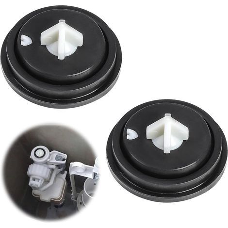 Lot de 2 Rondelles de Diaphragme de Soupape, Membranes pour Robinet Flotteur, Réparation Facile de la Chasse d'Eau,Valves à Flotteur, Matériau Caoutchouc de Qualité (2PCS) (1/5)