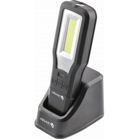 Hogert-Technik LED Arbeitslampe 10W kompakt wiederaufladbar (1/3)