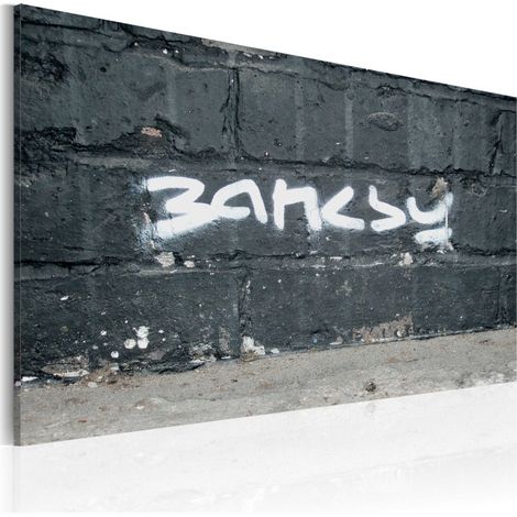 Tableau Imprimé "Banksy - Signature" 40x60cm (1/2)