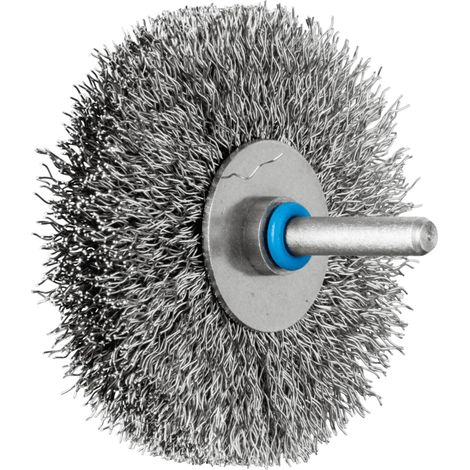 PFERD TOOLS INOX-TOTAL Rundbürste ungezopft RBUIT Ø70x15 mm Schaft-Ø6 mm Edelstahl-Draht-Ø0,30 10 Stk