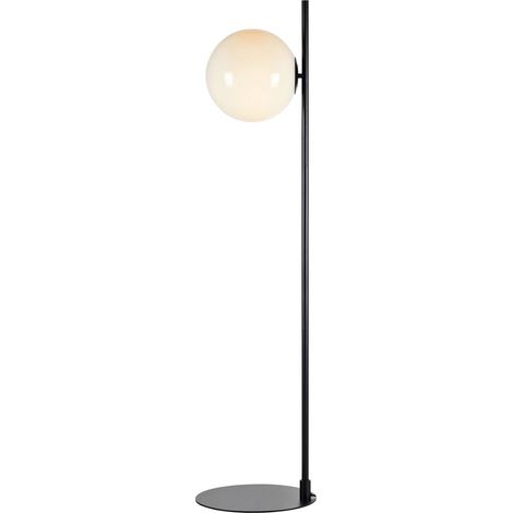 Markslojd DIONE Lampadaire Globe 1 Lumière Noir, Blanc (1/3)