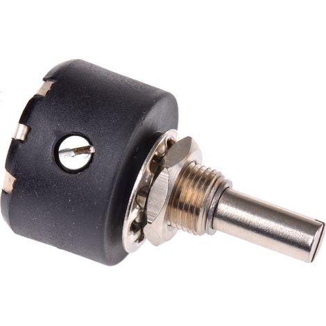 Potentiomètre Rotatif RS PRO, 1kO max, Ø axe 6 mm, Montage panneau ( Prix pour 1 ) (1/3)