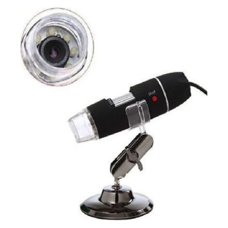 Microscope Numérique Usb 2.0 Mpx 500x 8 Led Pc Ordinateur Portable Photo Vidéo