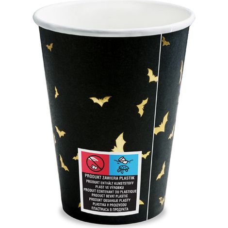 Vasos de papel para truco o trato de Halloween, 220 ml, 6 uds. (1/5)