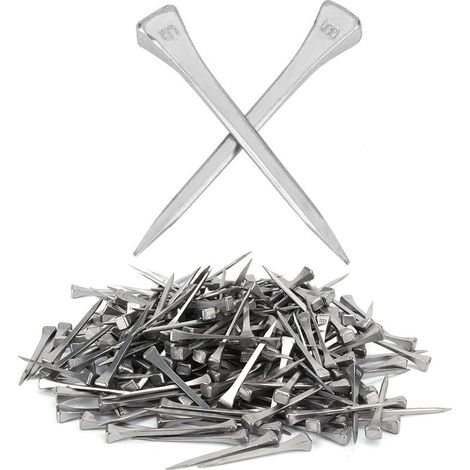 Clous en fer à cheval en acier de haute qualité, 250 pièces, accessoire E5, fourniture pour chevaux, fabrication soignée (1/5)