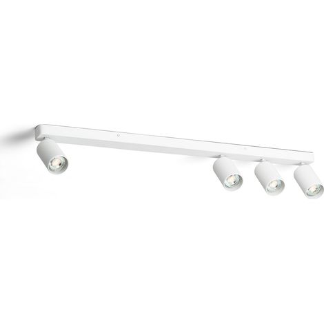 Aplique de Techo Aluminio Breixo 4 Focos Blanco (1/5)
