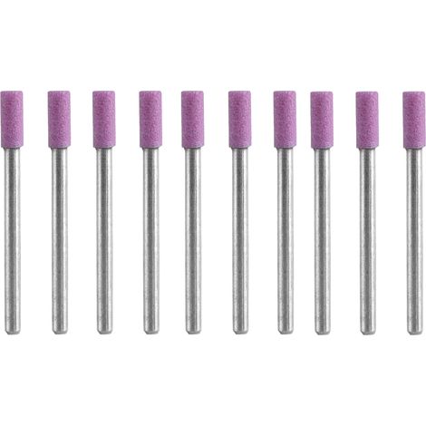 Kit d'affûtage de meules - 50 pièces avec têtes de meule abrasive de 4 mm