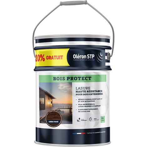 Technima Oléron Lasure Legno Protezione Rovere Scuro 5l+20% Gratis - Technima