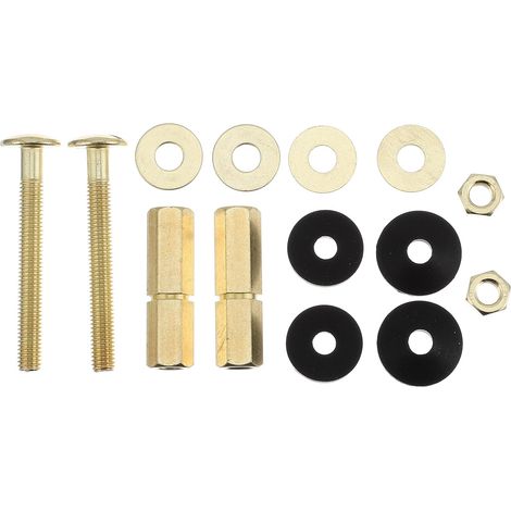 Kit de Boulons de Fixation pour Réservoir de Toilette Beige