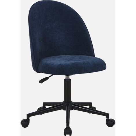 Sedia da ufficio con rotelle in tessuto (1/5)