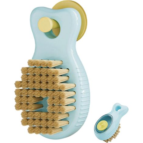 Brosse à récurer pour la cuisine - Brosse ménagère rechargeable pour éliminer la saleté, idéale pour les joints de carrelage, les fonds de casseroles, les grilles de barbecue, l'intérieur du four et l