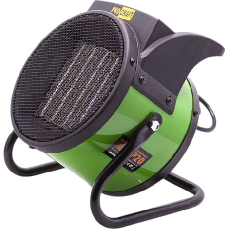 Procraft FP20 Termoventilatore elettrico Riscaldatore 2 kW 3 livelli di potenza 25/1000/2000 W