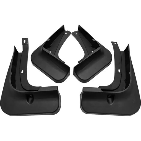 Suitable for retrofitting Volkswagen ID.6X models from 2021 onwards with soft rubber mud flaps.--BIEMMEDUE