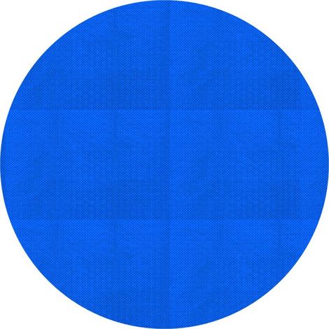 ECD Germany Bâche Solaire de Piscine Ronde Ø 244 cm Bleue, Couverture de Protection Thermique, Épaisseur de 120µm, Film à Bulles Découpable, Effet Chauffant Écologique, Anti-Évaporation et Saletés (1/5)