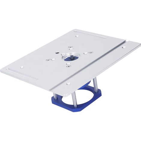 Plaque d'insertion pour table de défonceuse en alliage d'aluminium, kit de rehaussement de 0 à 54 mm pour machine de 64 à 65 mm (1/5)