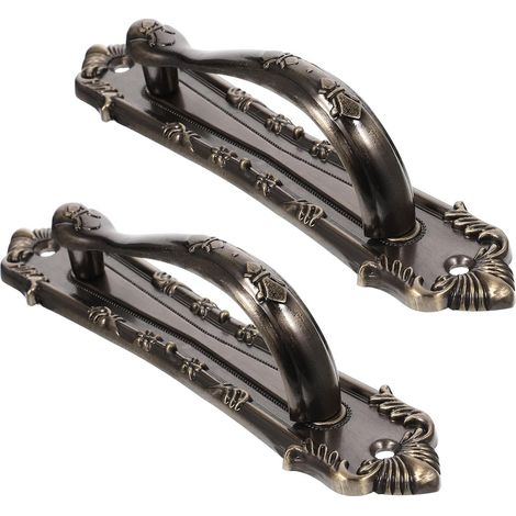 Poignées de porte vintage en alliage zinc, résistantes à la (1/5)