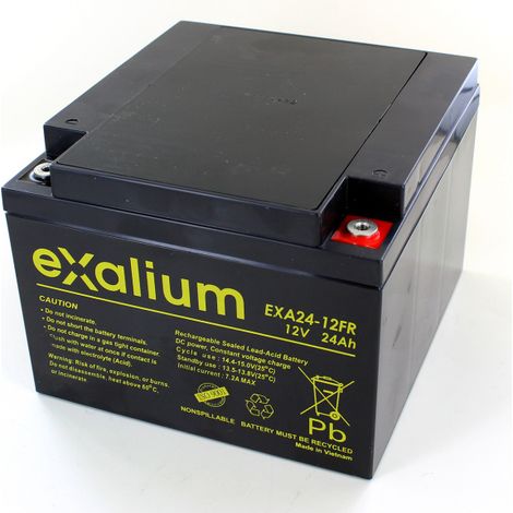 Batterie plomb Exalium 12V 24Ah EXA24-12FR
