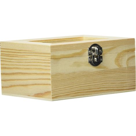 Glorex - Scatola in Legno Naturale, Altri, Naturale, 18 x 8 x 6 cm (1/5)