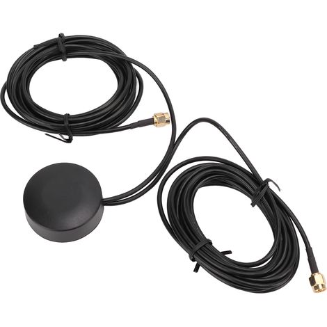 JG005 2-in-1 4G GPS-Antenne, rundes wasserdichtes und UV-beständiges Gehäuse, Diebstahlsicherung, Dual-Funktions-GPS-Empfänger, 5 m Kabel, für den Außenbereich des Autos, robust und langlebig. (1/5)