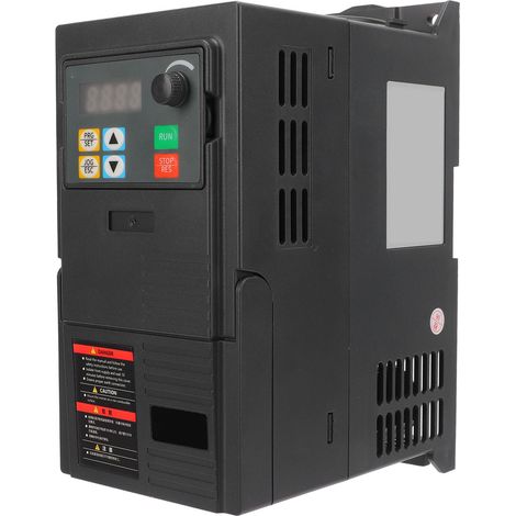 Variateur de fréquence triphasé universel 1.5KW, variateur de vitesse vectoriel avec communication RS485, entrée 380-440V, sortie 0-440V (1/5)