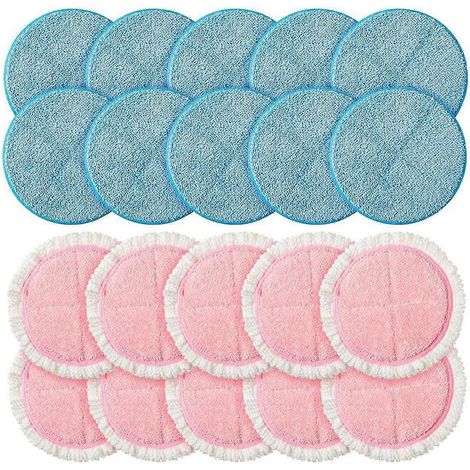 20er-Packung Ersatz-Elektrowischmopp-Pads, rund, 7,28 Zoll Durchmesser (1/5)