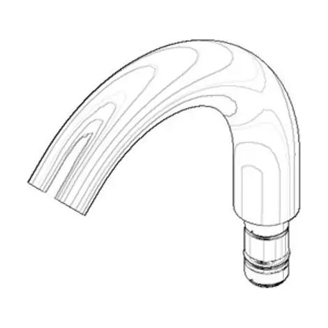 DORNBRACHT Bocca di erogazione per Bidet RICAMBI 90282221600 Cromo, 90282221600-00