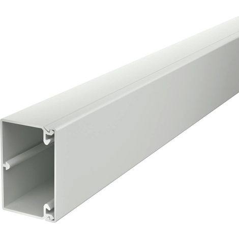 OBO Bettermann Canal de pared y techo libre de halógenos 40x60x2000 Policarbonato/Acrilonitrilo-butadieno-estireno blanco puro RA..., 6175410