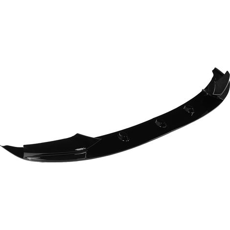 Spoiler delantero, compatible con BMW Serie 5 F10, diseño aerodinámico, fácil instalación, color negro. (1/2)