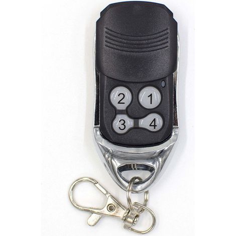 Télécommande universelle pour porte de garage, émetteur universel sans fil pour porte de garage, émetteur à distance à 4 boutons pour portes de garage et voitures Noir-TONCHEAN (1/5)