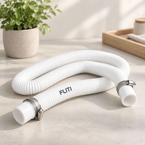 Tuyau de Rechange pour Piscine 32mm en Polyéthylène Étanche, Flexible et Durable pour Pompe, Filtration et Nettoyage, Blanc (1/5)
