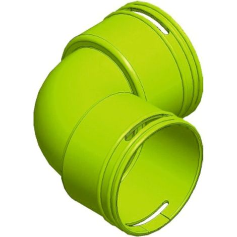 Wolf Curva DN75 90Gr antistatica/antimicrobica, per CWL, 2577705